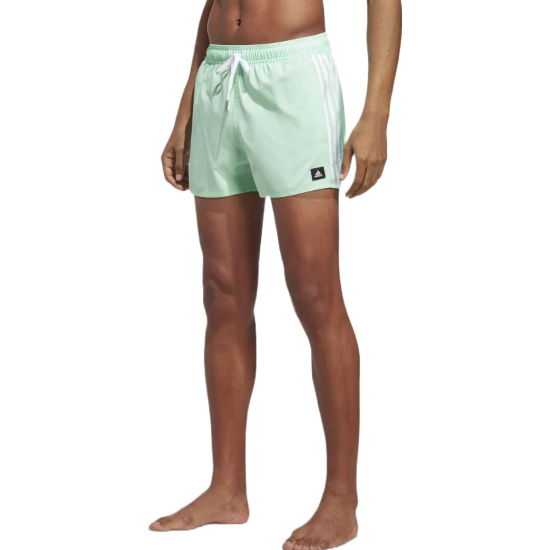 Adidas 3-Stripes CLX Swim Shorts - Men's Athletic Swimwear