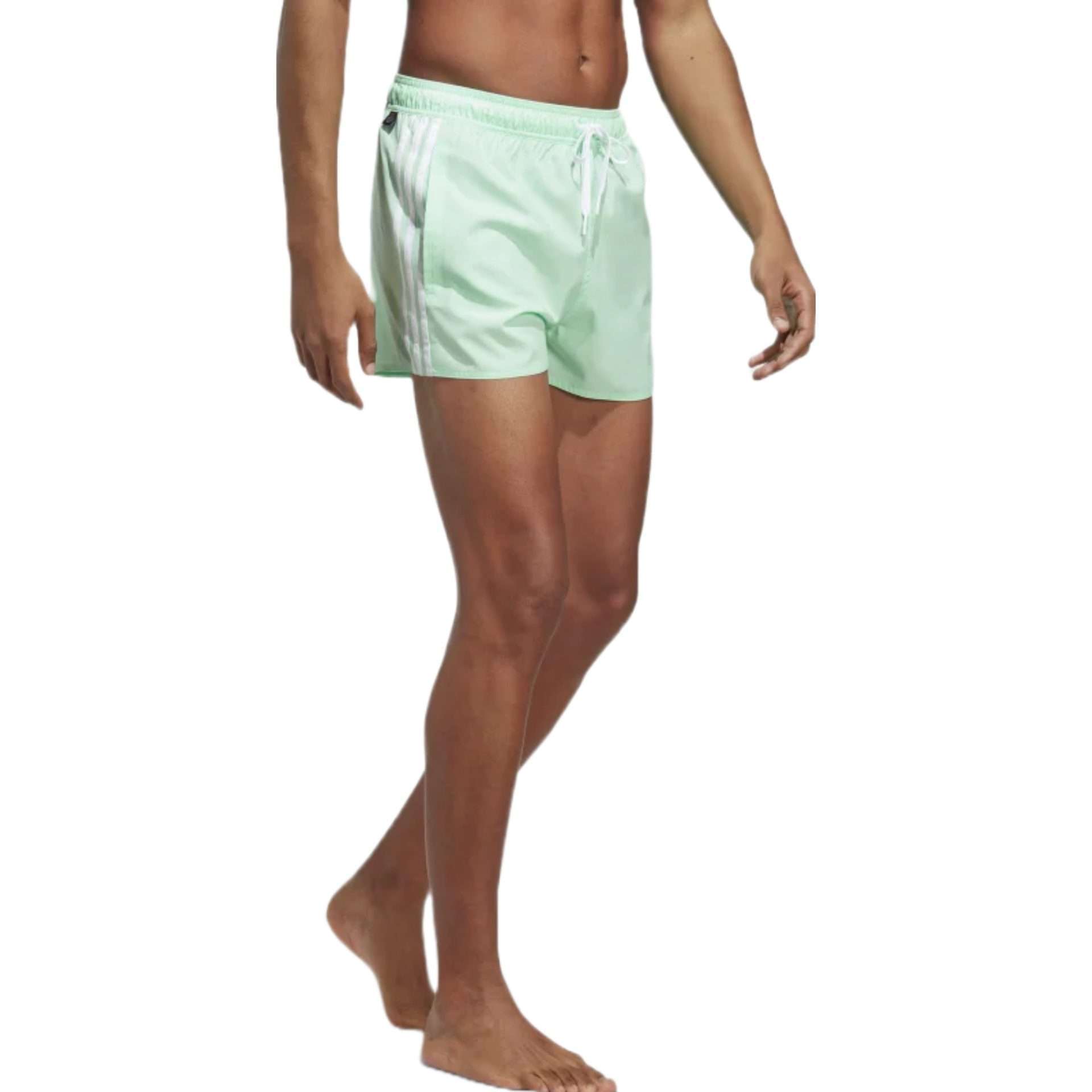Adidas 3-Stripes CLX Swim Shorts - Men's Athletic Swimwear
