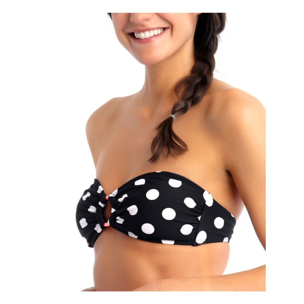 California Waves Polka Dot Convertible Bralette Bikini Top