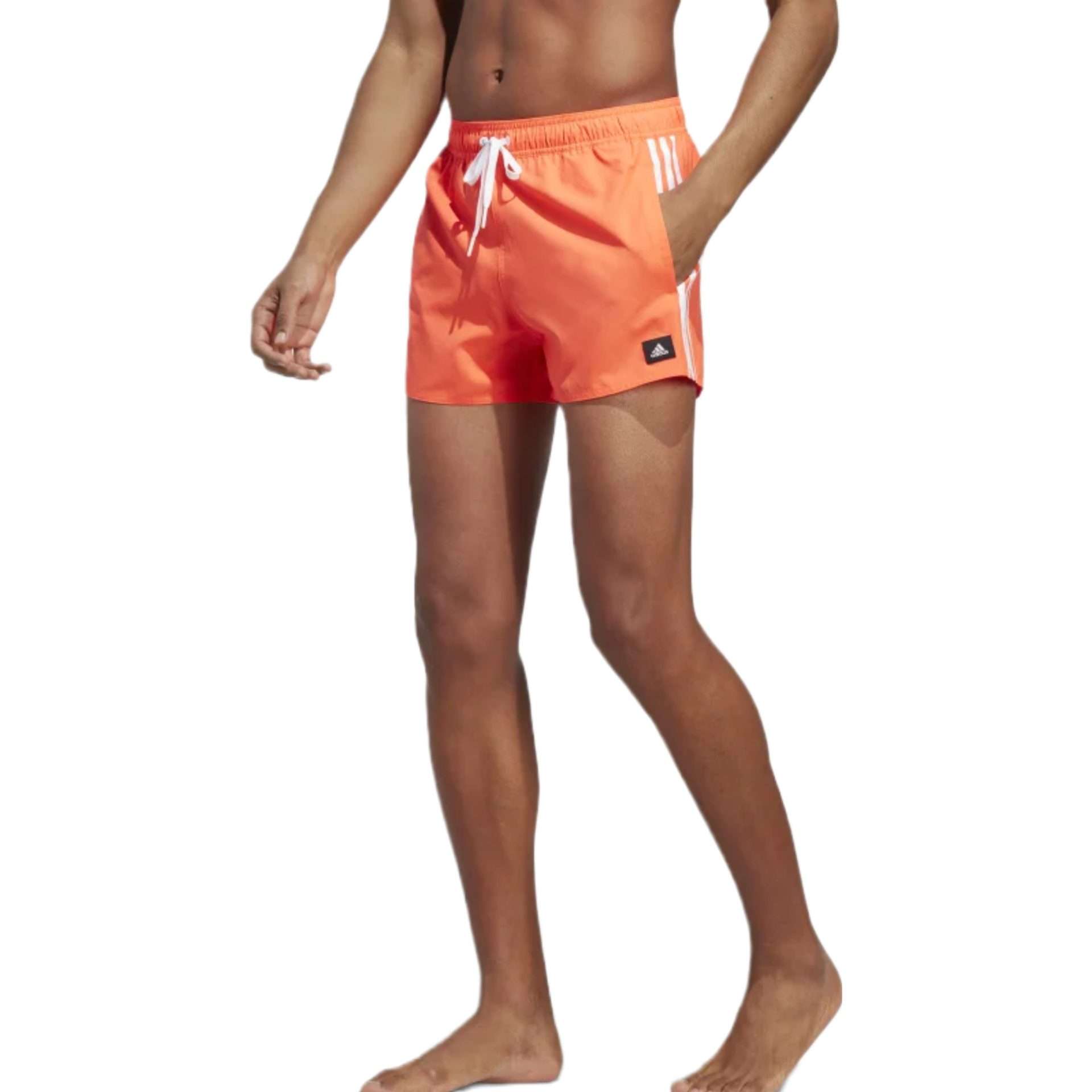 Adidas 3-Stripes CLX Swim Shorts - Men's Athletic Swimwear