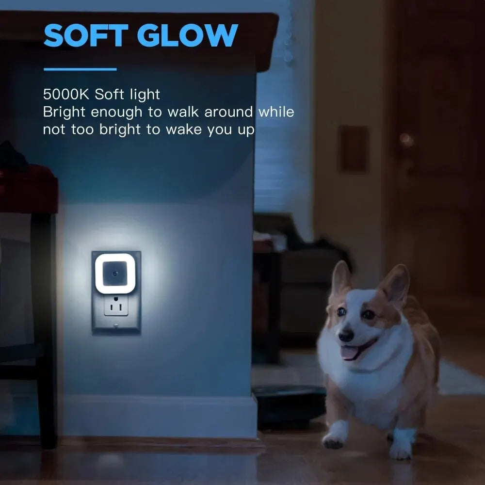 Smart LED Motion Sensor Night Light - Automatic Bedroom Bathroom Hallway Lamp