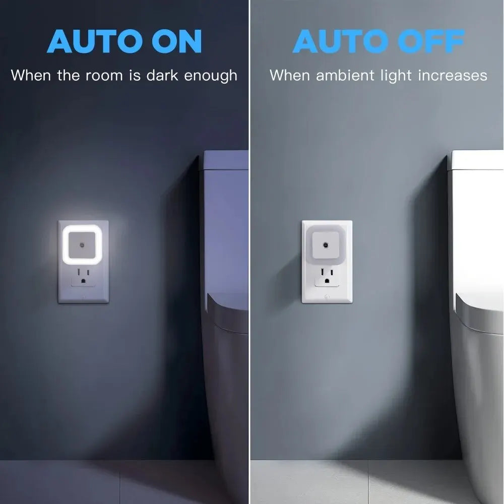 Smart LED Motion Sensor Night Light - Automatic Bedroom Bathroom Hallway Lamp