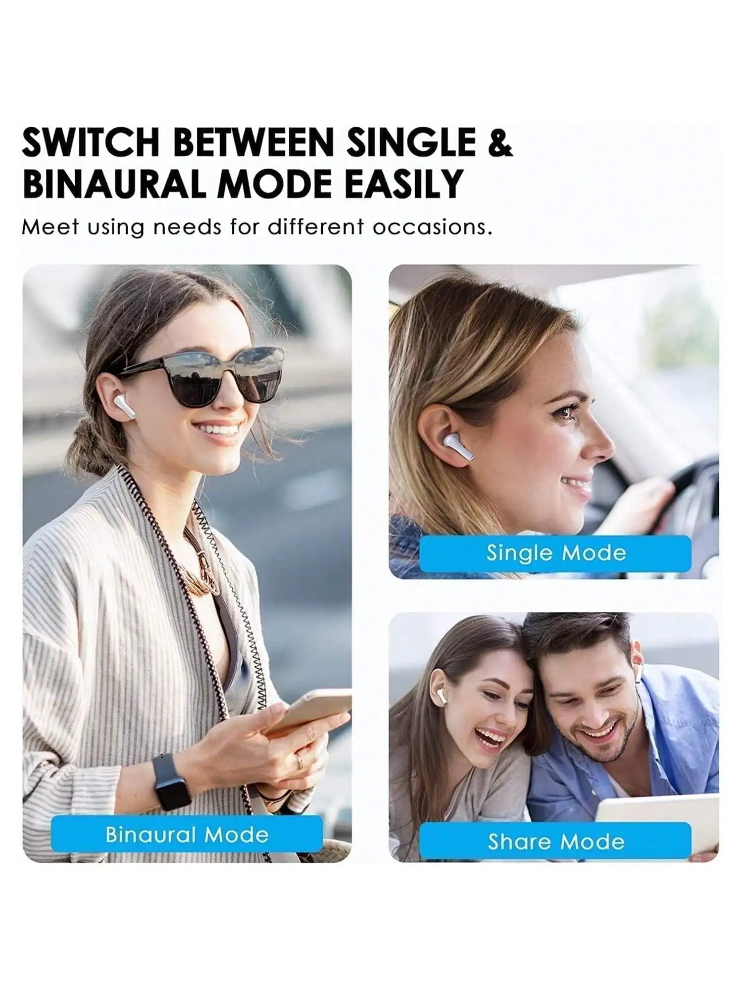 Air Pro Wireless Bluetooth Earphones - Noise Canceling HiFi Stereo Earbuds